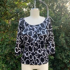 Lia Lee Circle Peasant Top